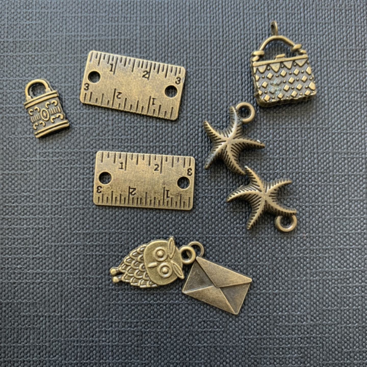 Light metal charms for accessories like bracelet/necklace/anklet