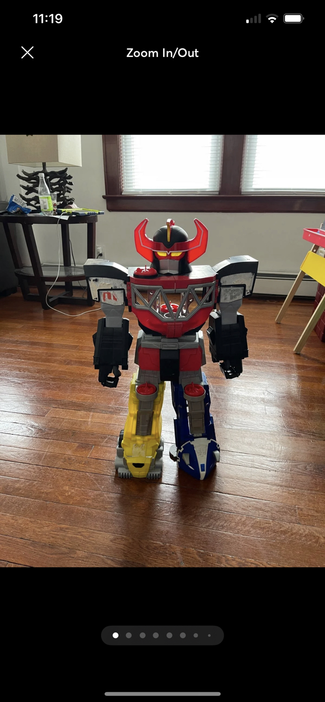 Imaginext power rangers morphin megazord thumbnail