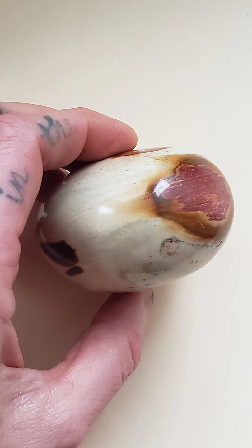 Mookalite Free form Large palm stone image indicator(8)