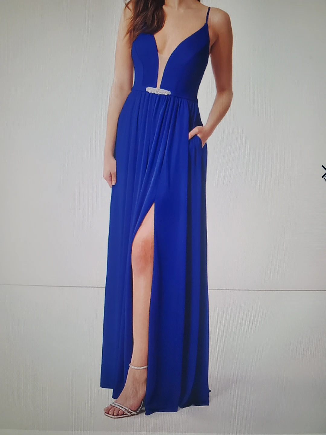Brand New Azazie Leah Dress ( Royal blue) image indicator(5)