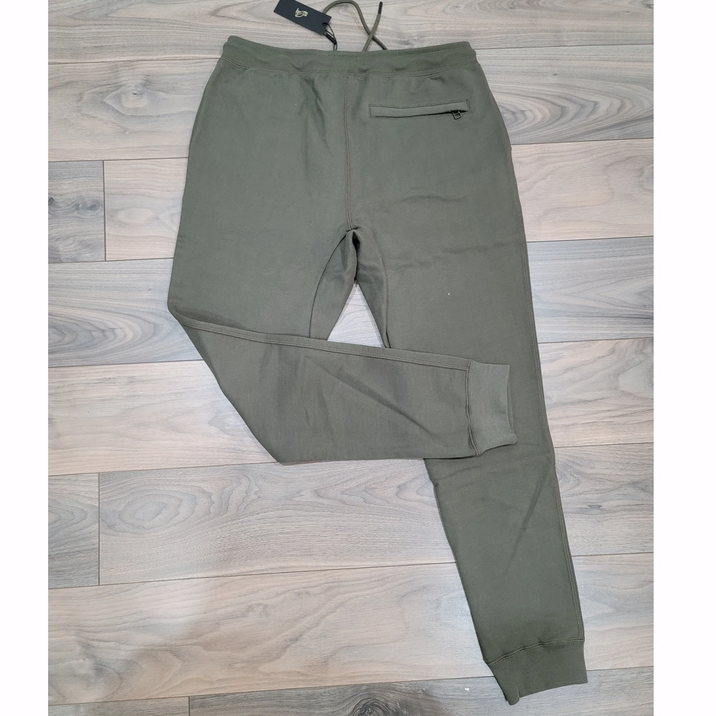 OVO Men's Olive Green Slim Jogger Pants - Size L image indicator(5)