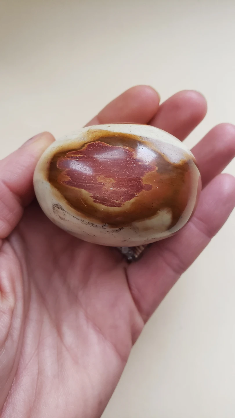 Mookalite Free form Large palm stone image indicator(3)