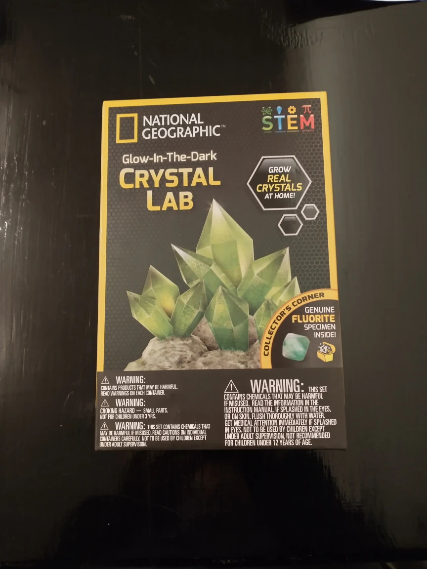 NWT National Geographic Glow-in-the-dark Crystal Lab Kit thumbnail