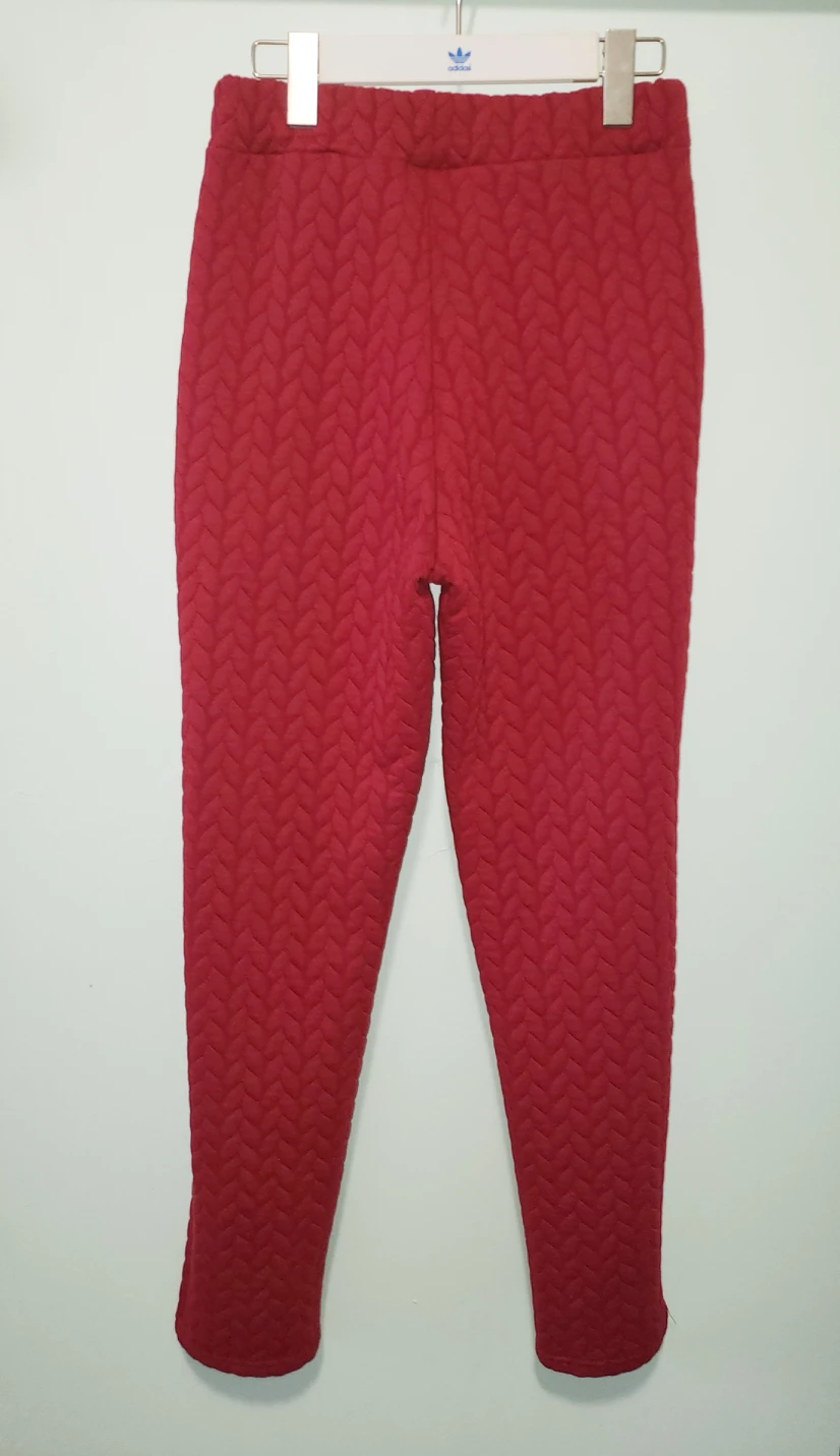 Red Knitted ladies 2 piece outfit image indicator(9)