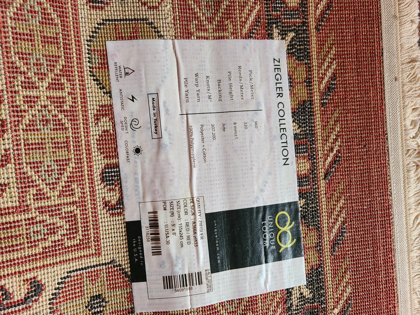 Antique Rug- 5 x 8 ft image indicator(2)