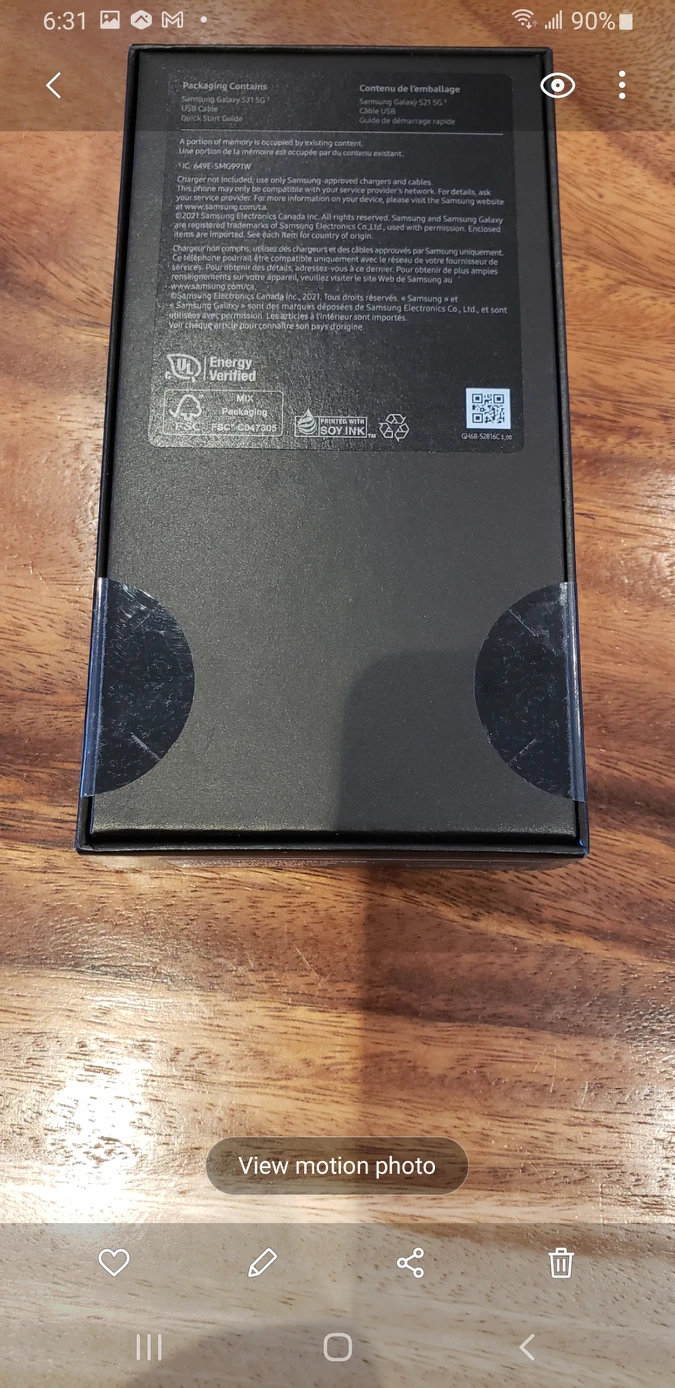 brand new galaxy s21 5G/128GB - photo 2