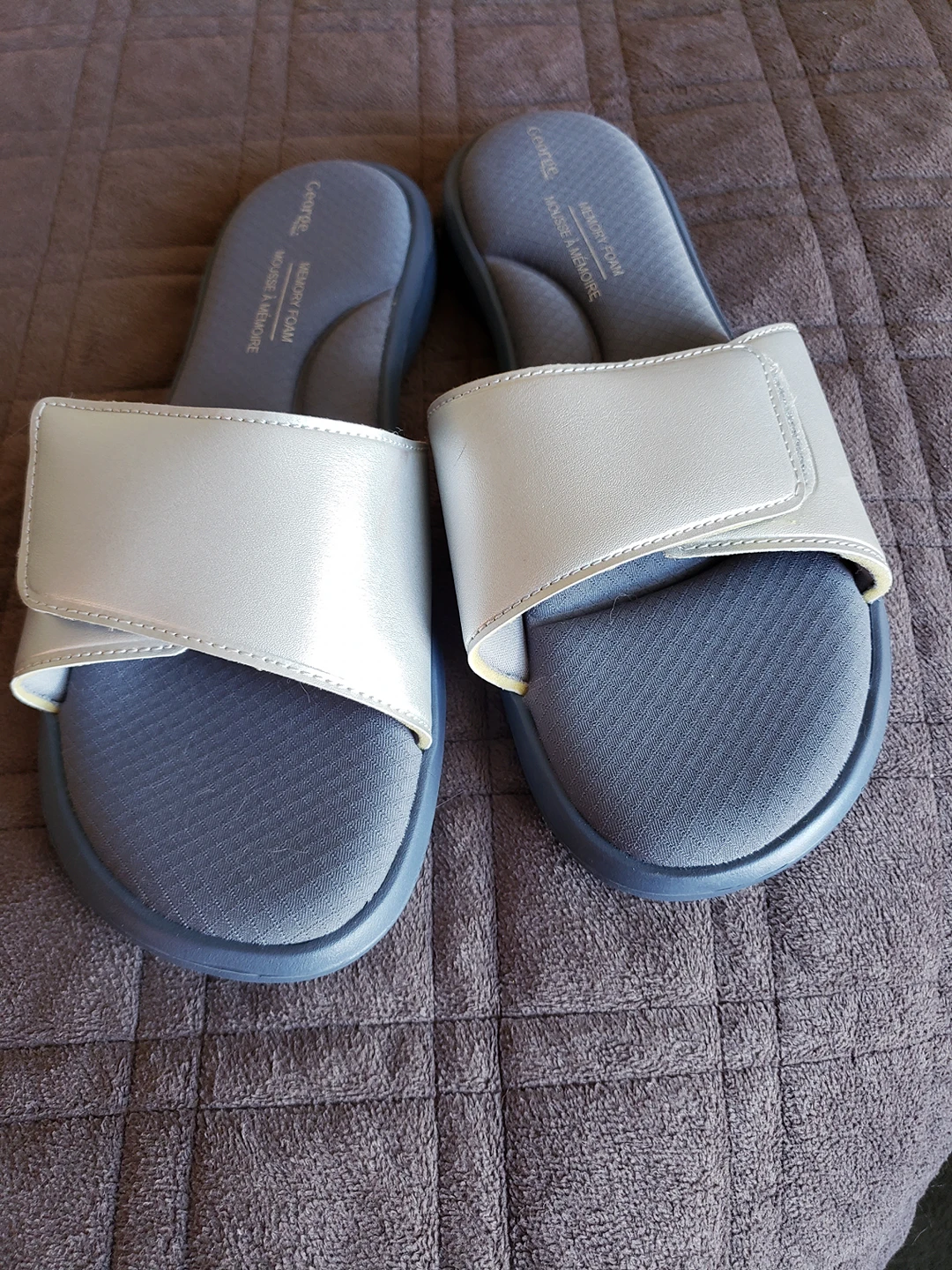 New Silver Slip Ons thumbnail