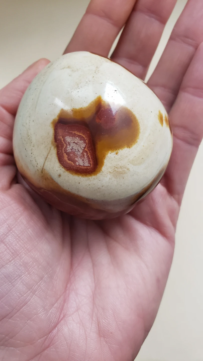 Mookalite Free form Large palm stone image indicator(5)