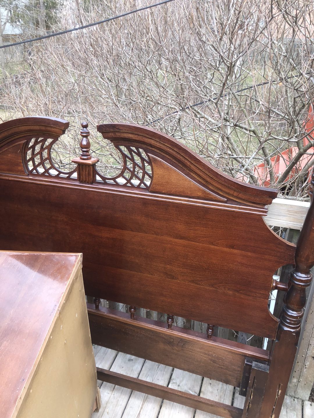 Headboards with bedframe queen size thumbnail
