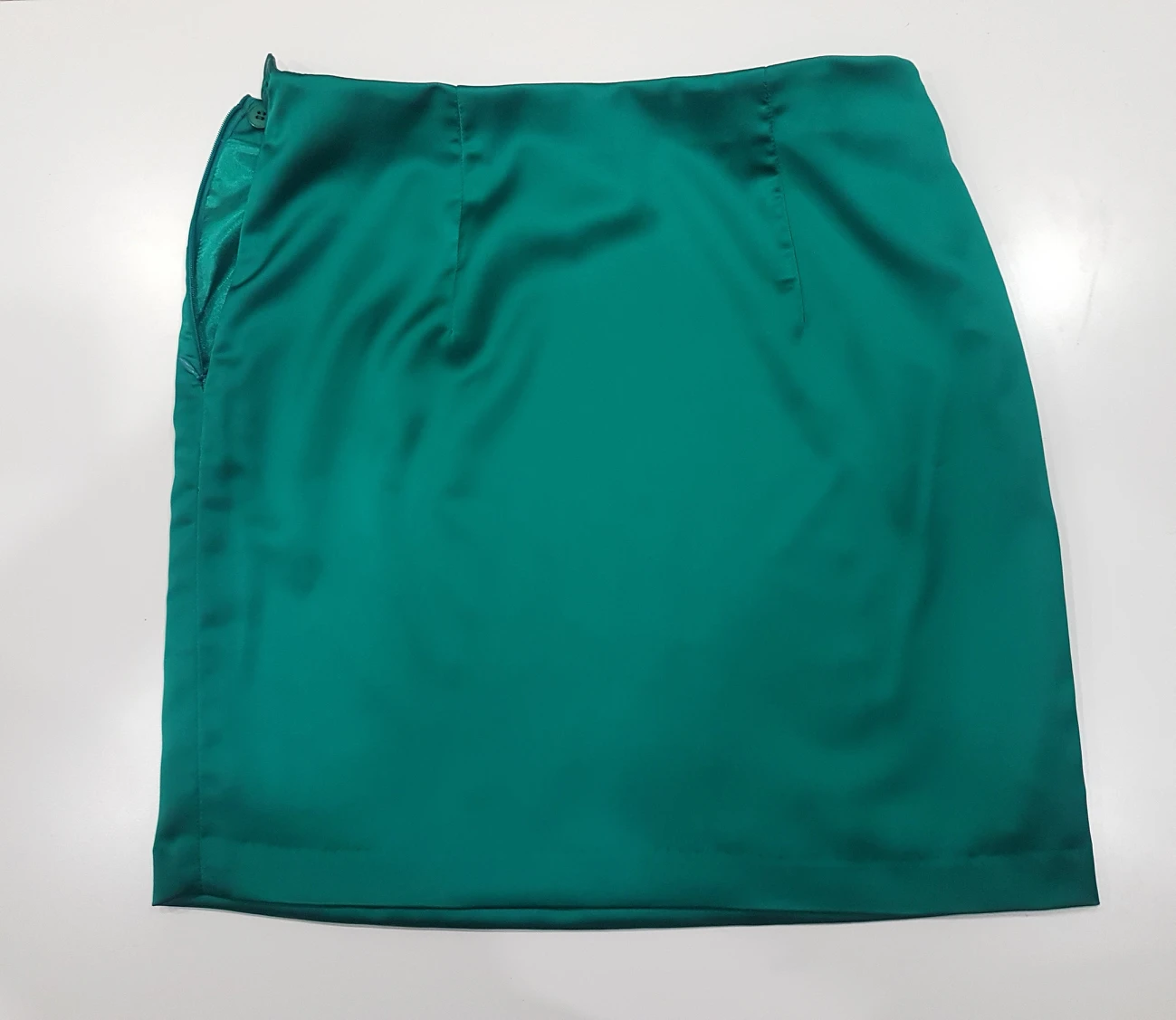 Custom made silk satin skirt  XS image indicator(3)