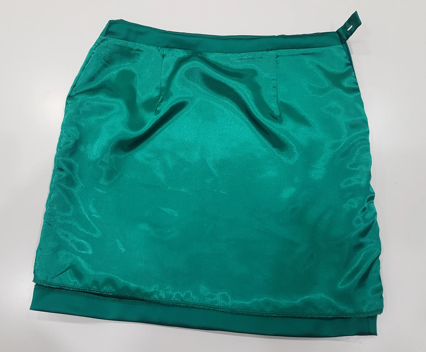Custom made silk satin skirt  XS image indicator(4)