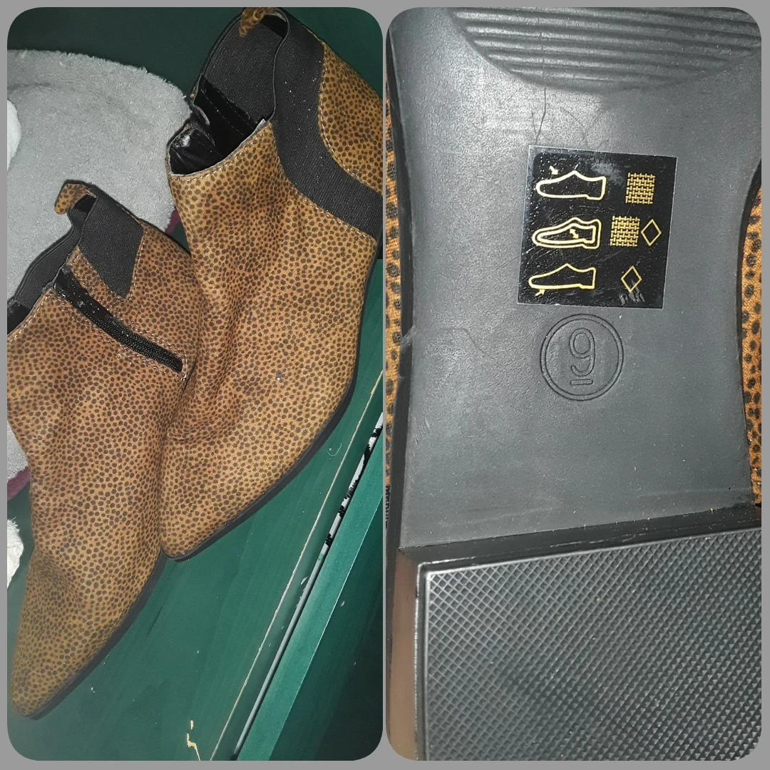 Ladies running shoes & some fancy ankle boots. image indicator(3)