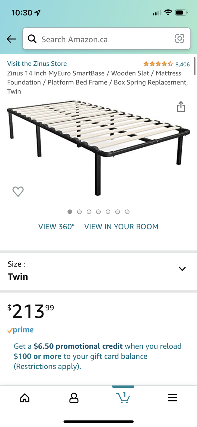 (Moving) Bed frame twin - photo 2