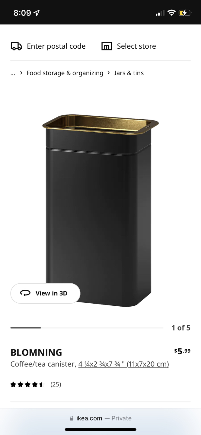Ikea Coffee/tea canister - photo 2