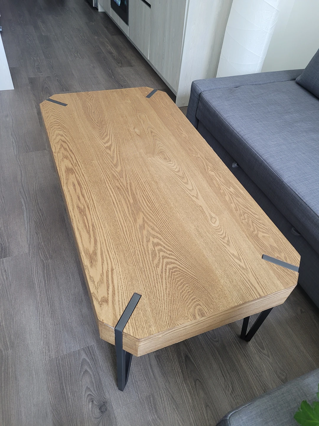 Giza coffee table light brown thumbnail