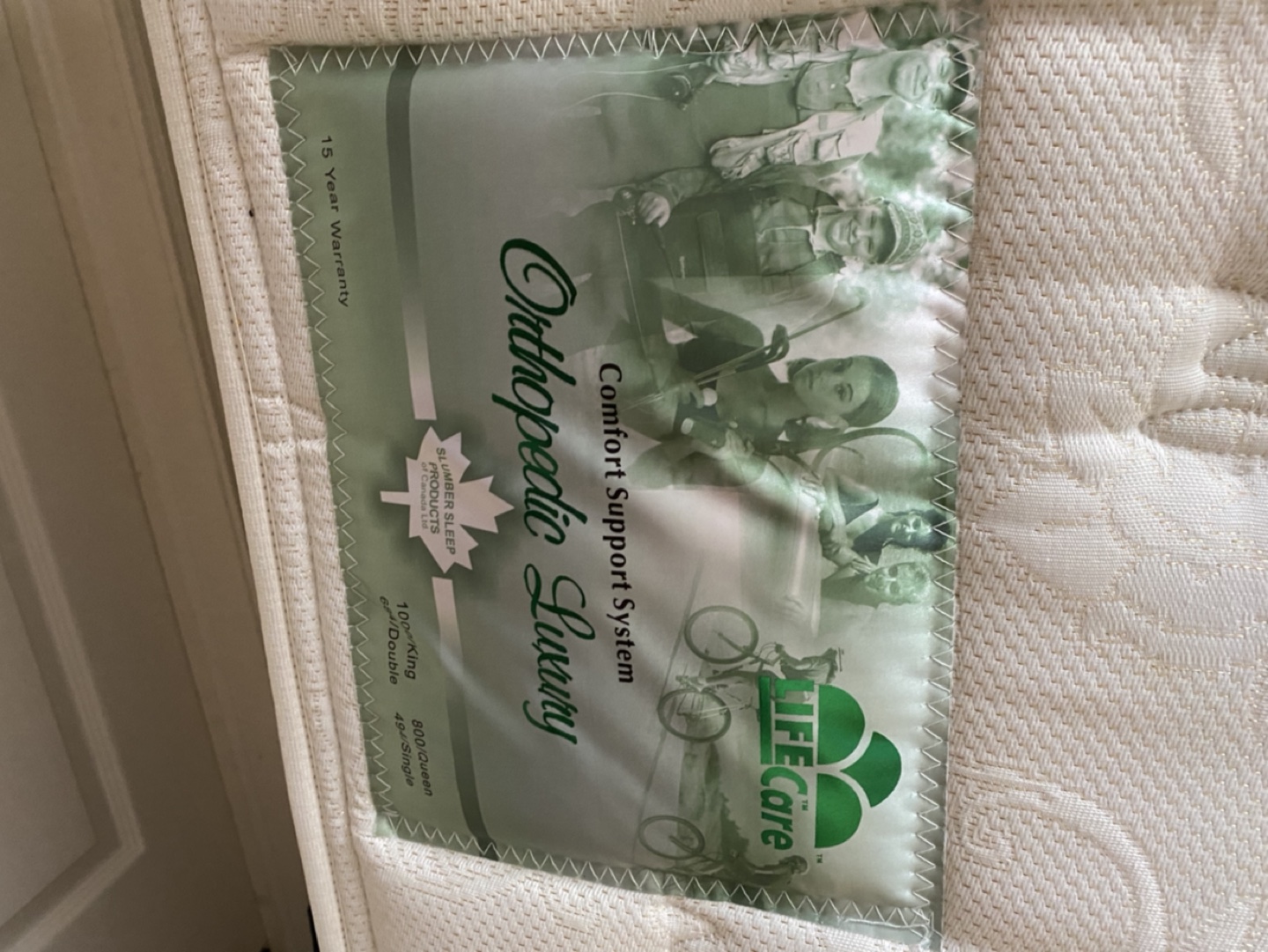 Full / Double size Orthopaedic mattress and box spring thumbnail