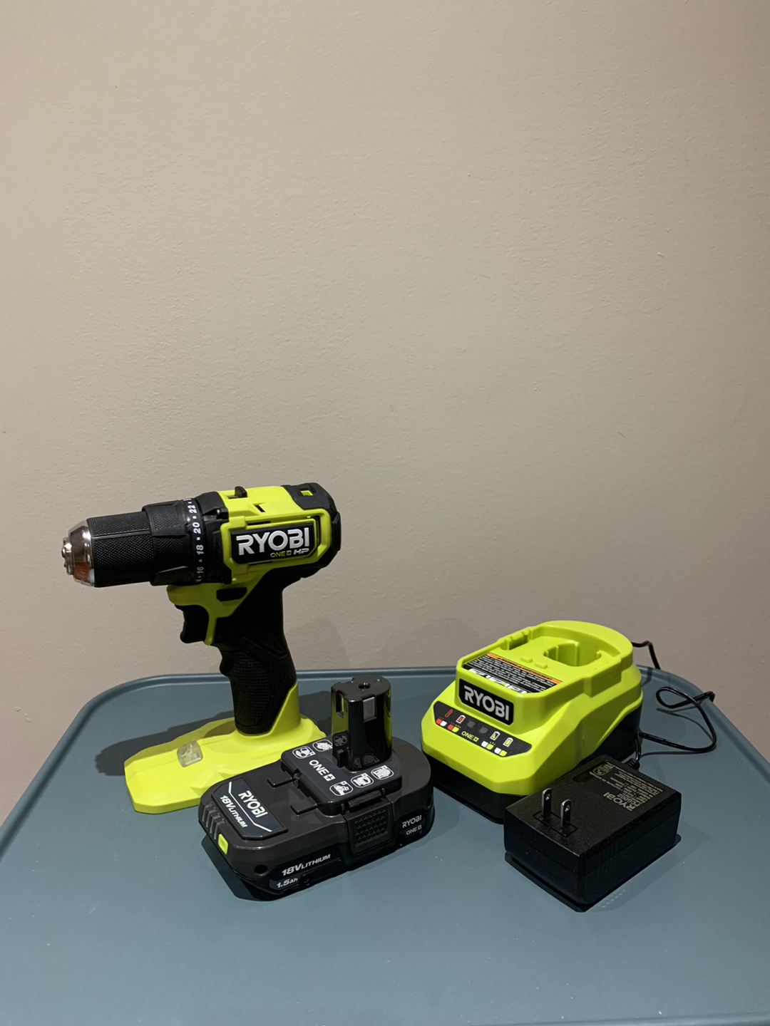 Ryobi Drill with brand new battery and charger