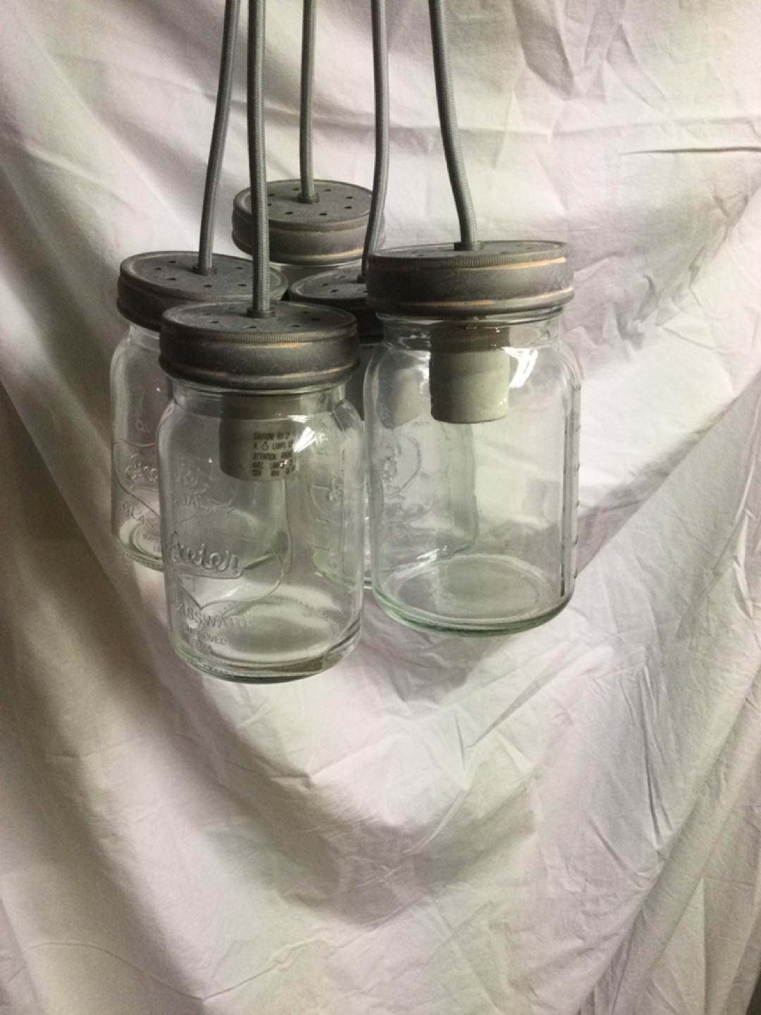 Light fixture - Mason Jar Hanging Ceiling Light - photo 4