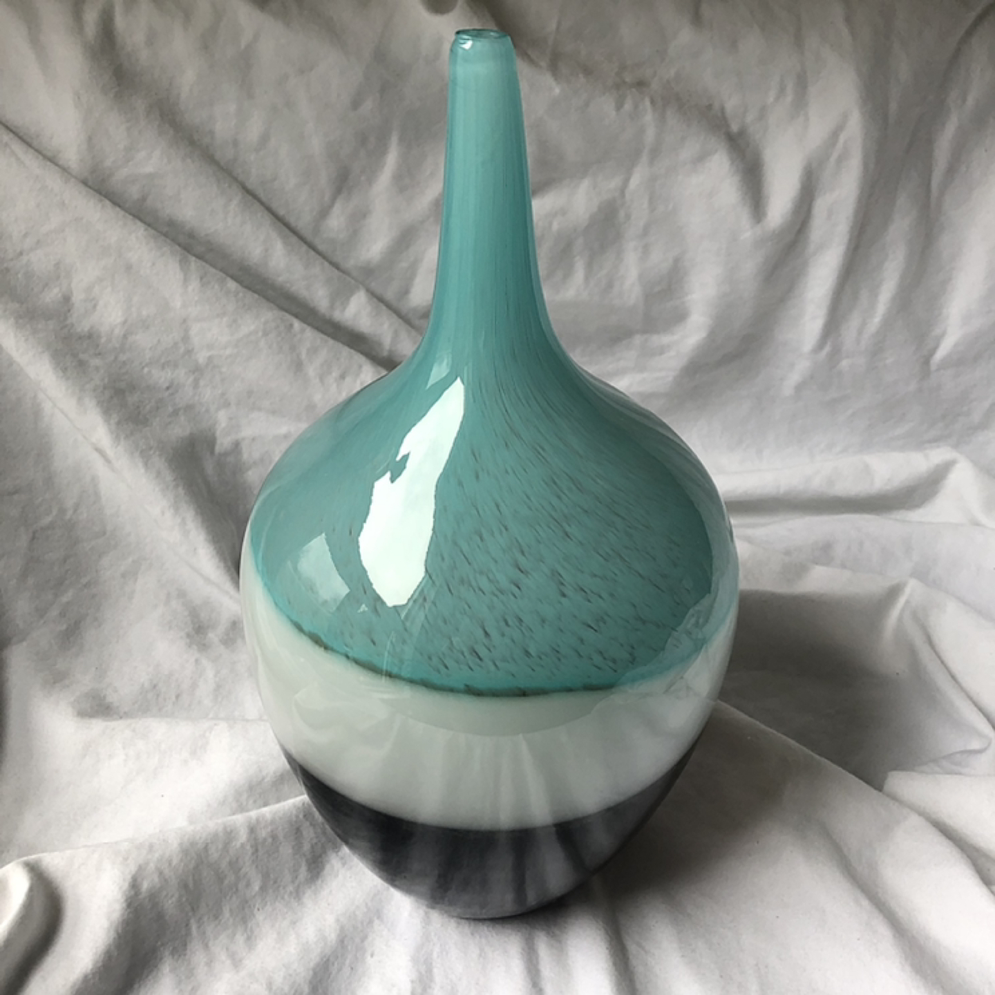 Large Handblown Glass Vase