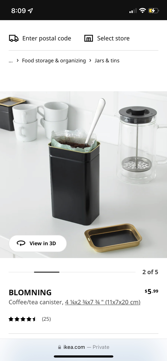 Ikea Coffee/tea canister - photo 3