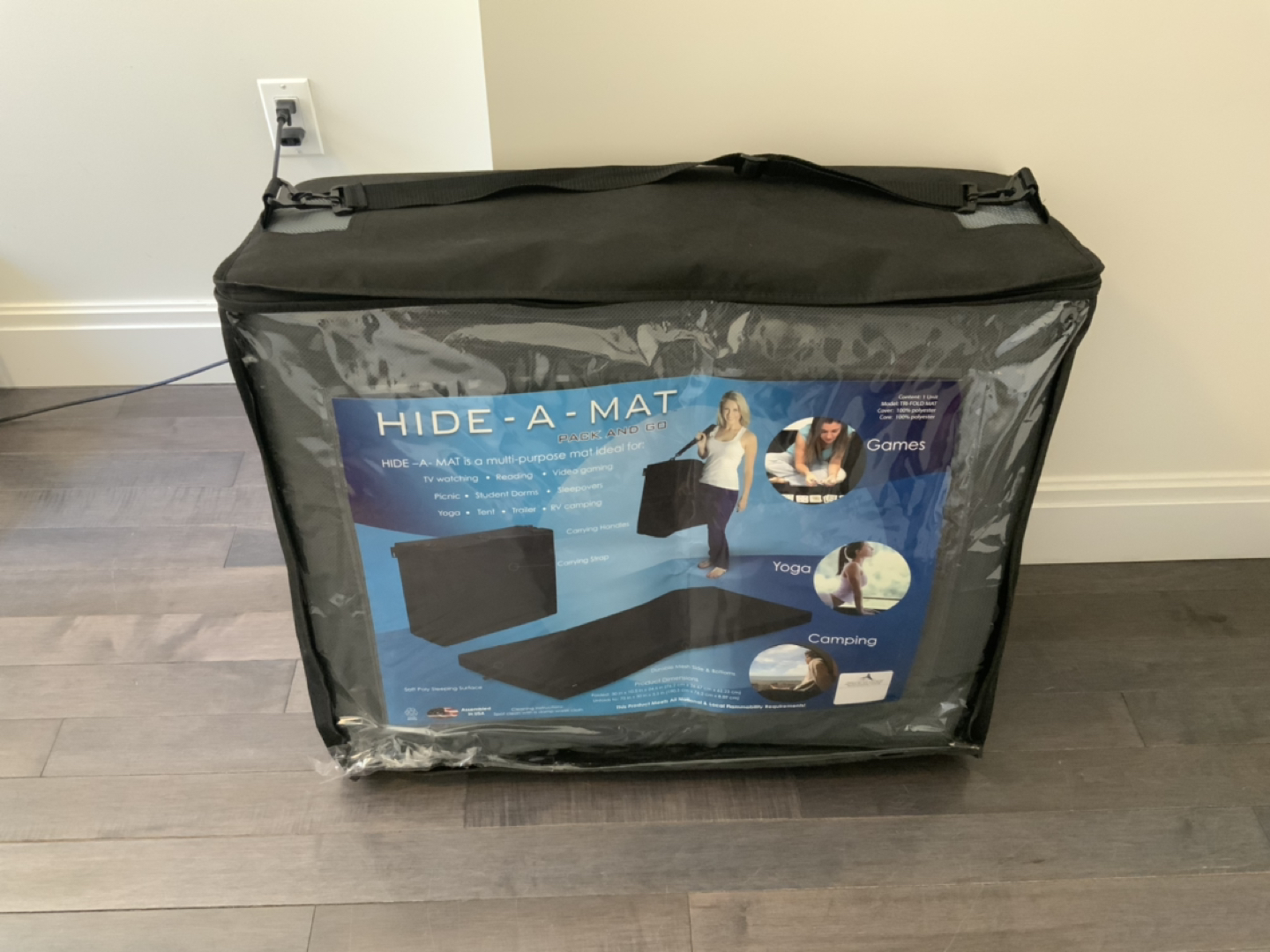 Tri-folding mattress with washable cover - photo 3