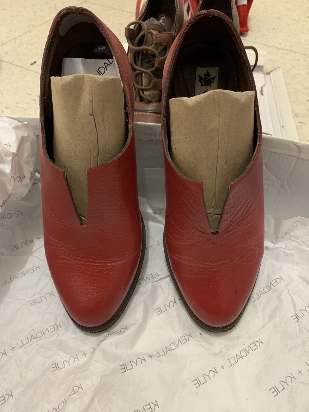 Brown and Red lather both