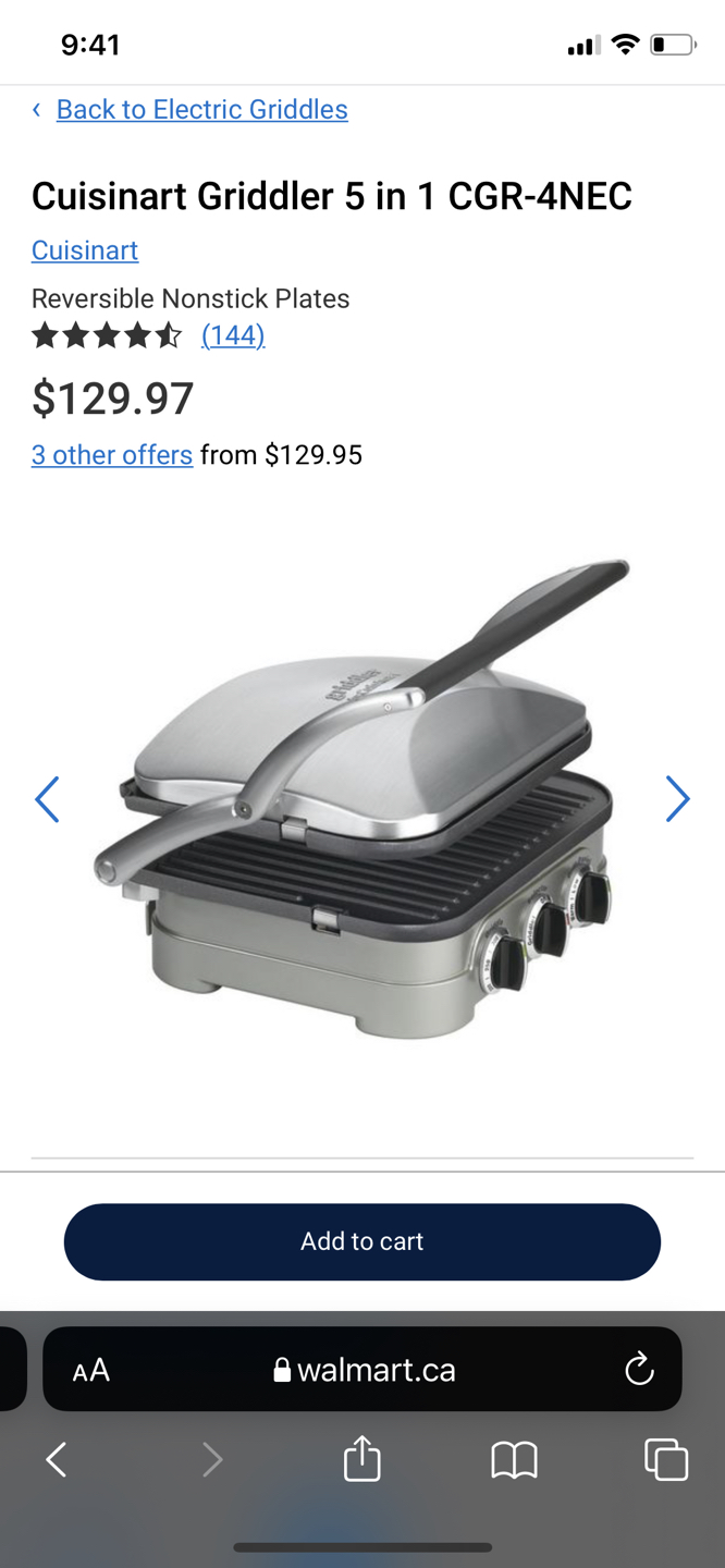 BNIB: Cuisinart  Griddler (Grill) - photo 4