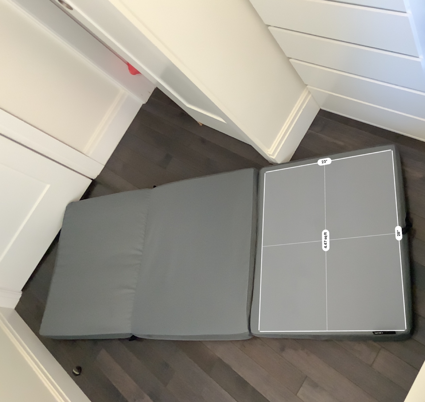 Tri-folding mattress with washable cover - photo 2