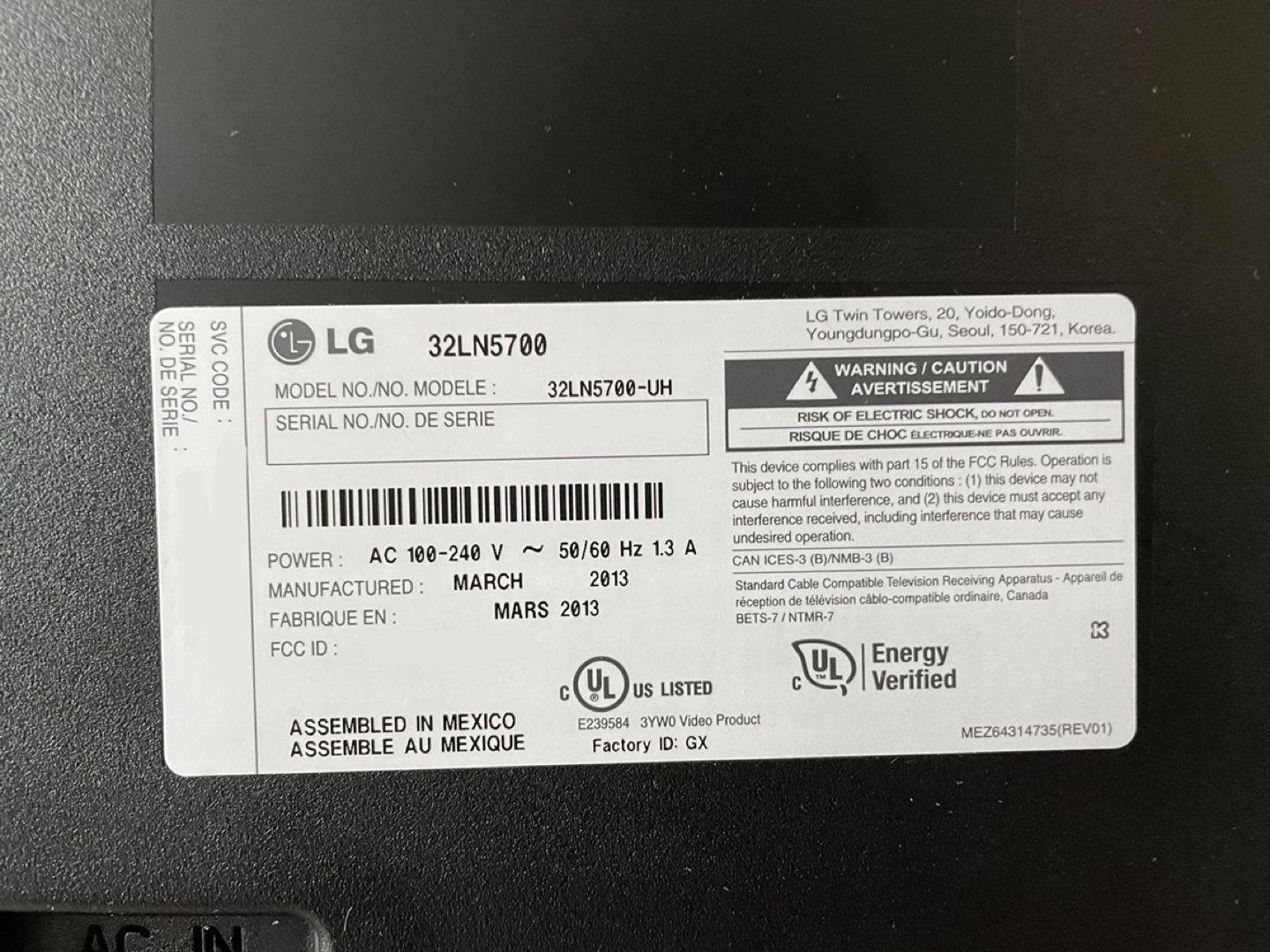 “32 LG Smart TV - photo 3