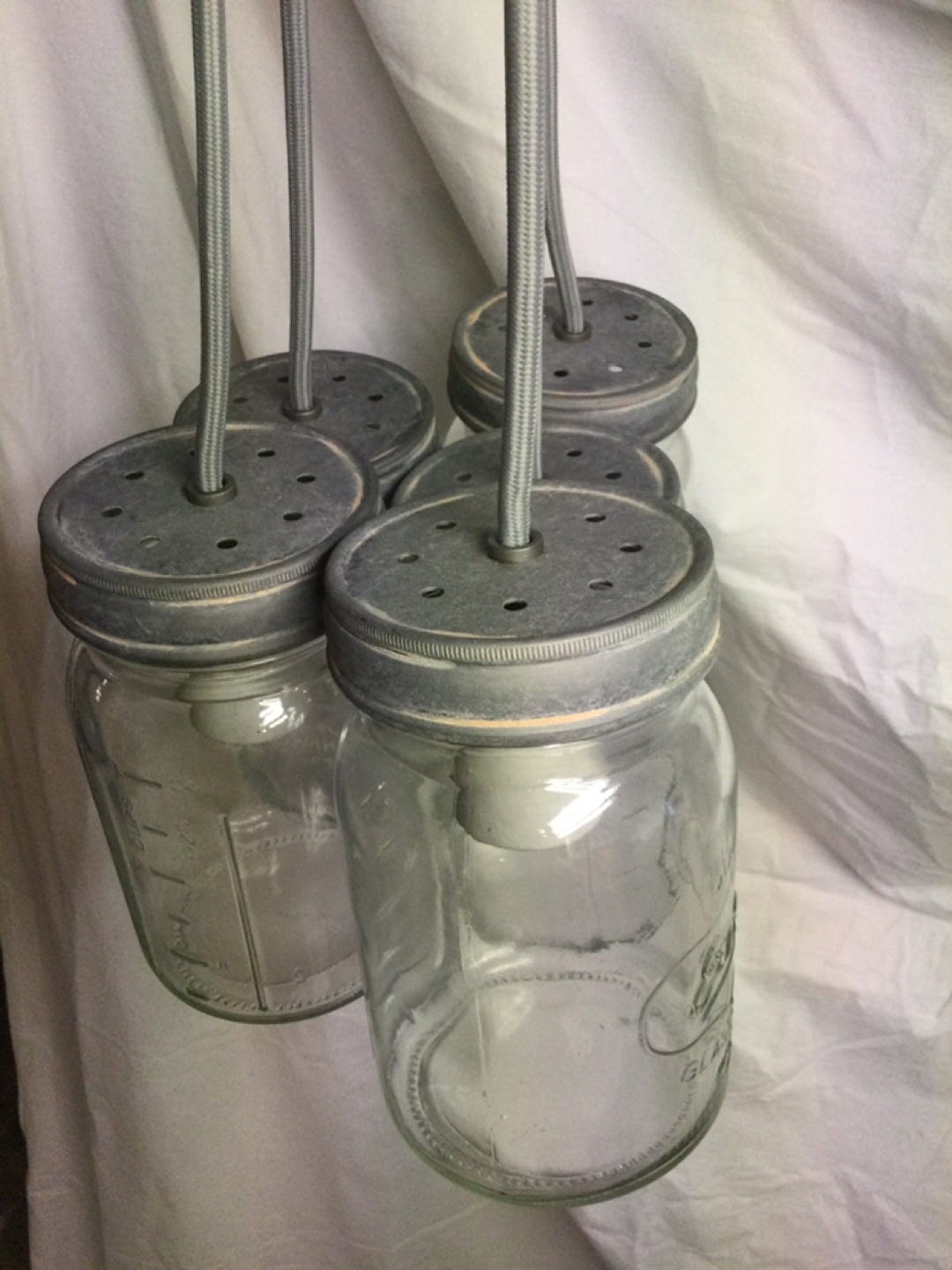 Light fixture - Mason Jar Hanging Ceiling Light