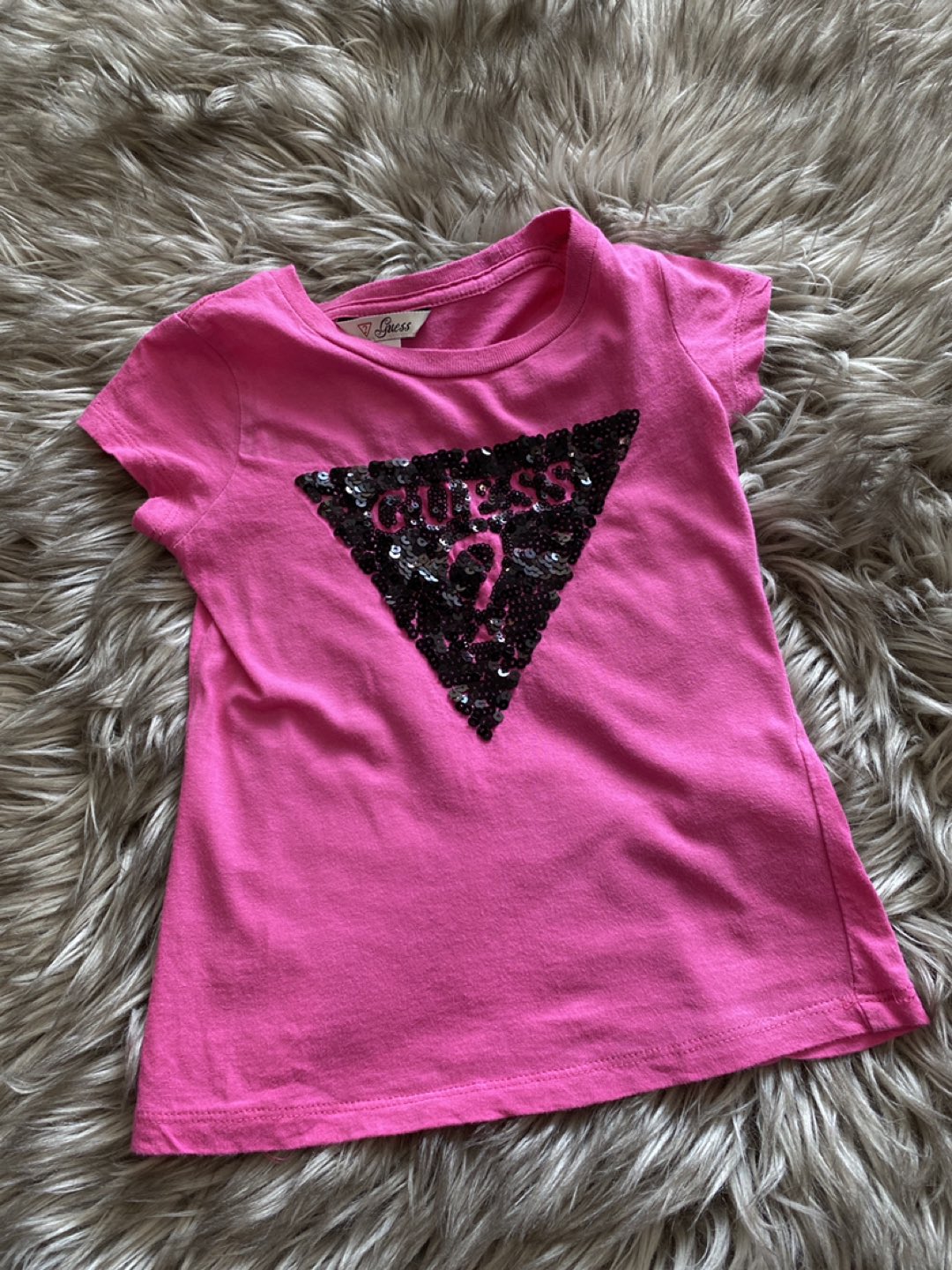 Toddler pink T-shirt by Guess thumbnail