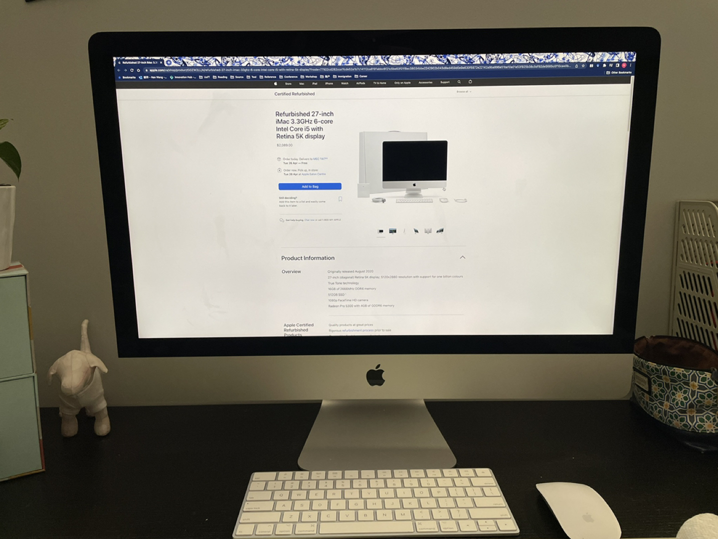 iMac Retina 5K-27inch Intel Core i5