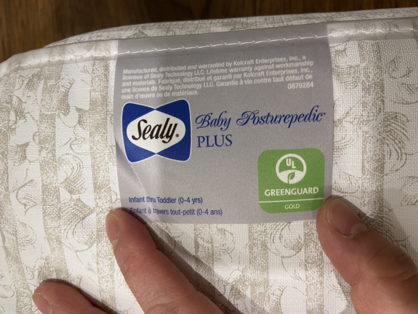 Crib mattress. Sealy Posturpedic 220 Coil thumbnail