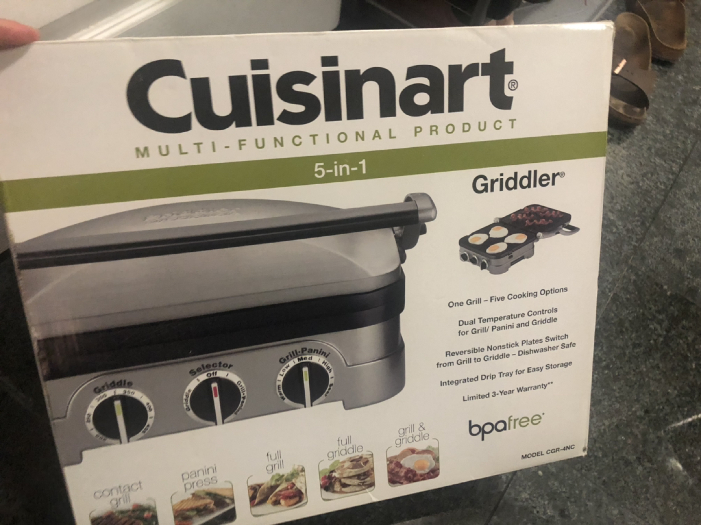 BNIB: Cuisinart  Griddler (Grill) thumbnail