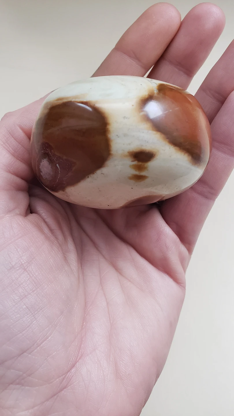 Mookalite Free form Large palm stone image indicator(4)