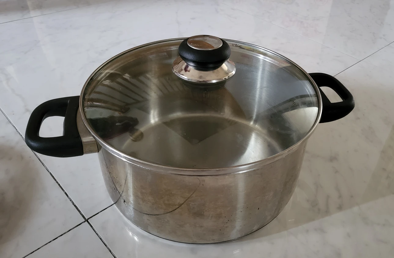 Stainless Steel Pot 18/8 with lid thumbnail