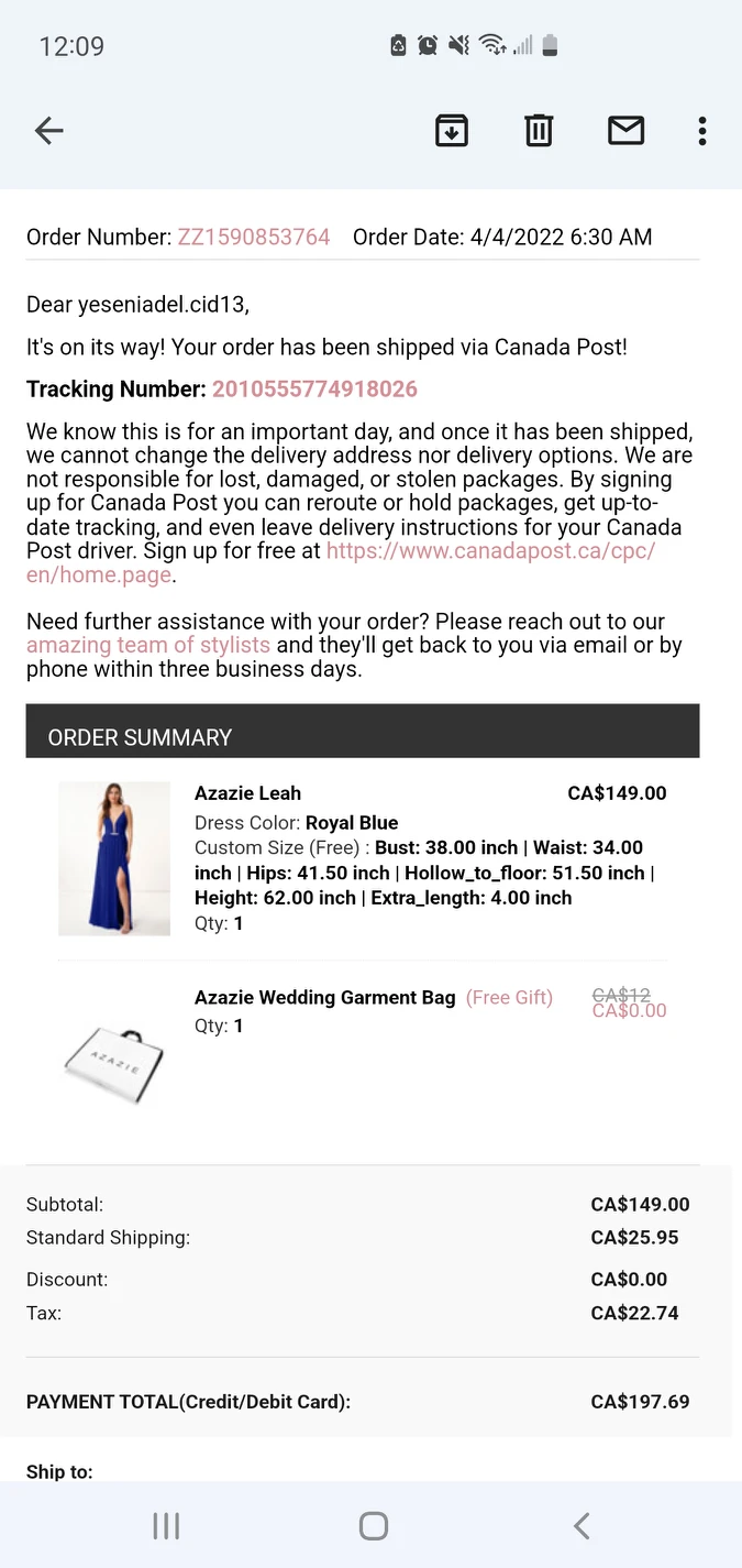 Brand New Azazie Leah Dress ( Royal blue) image indicator(8)