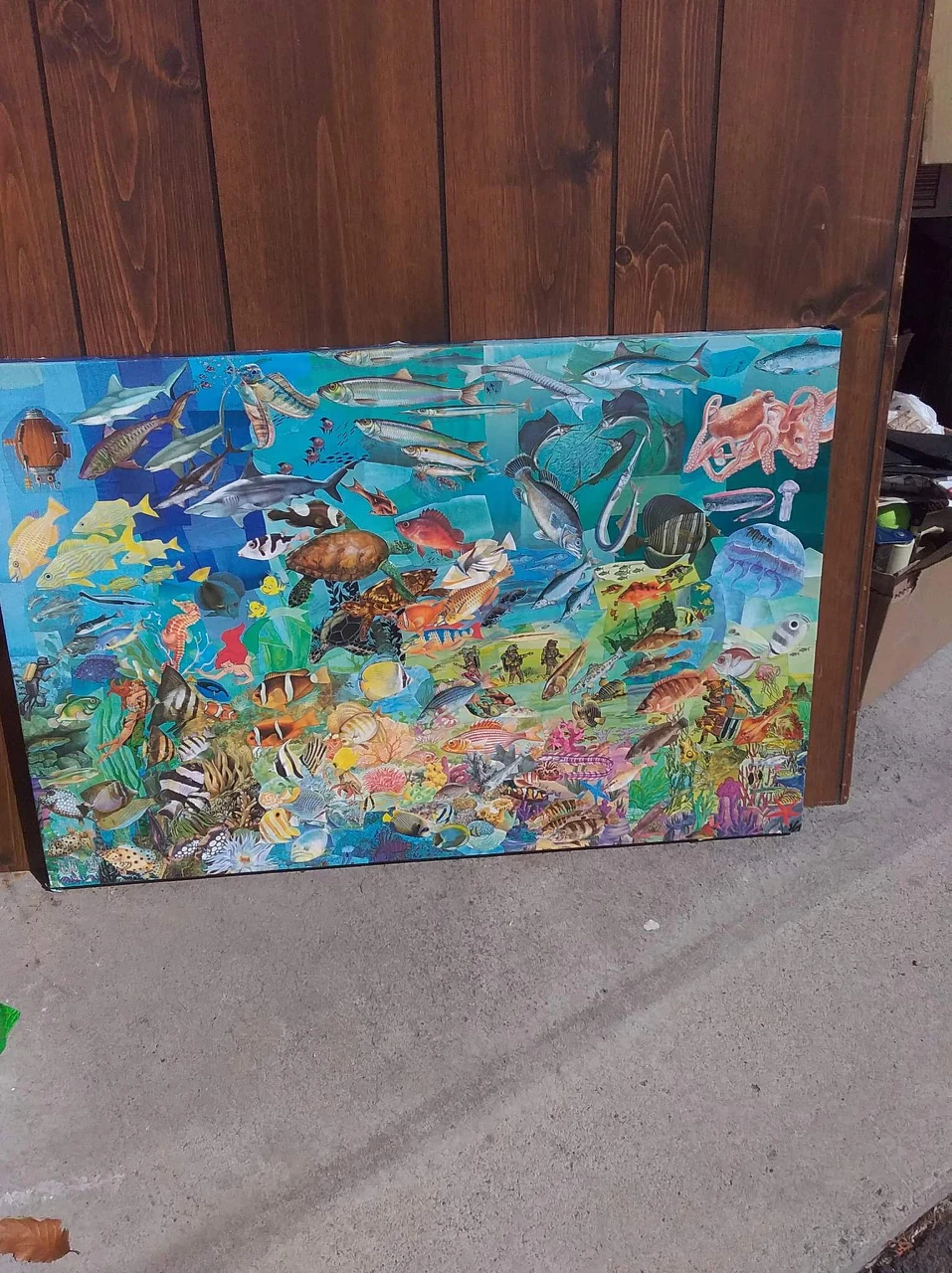 sea on canvas picture - photo 3