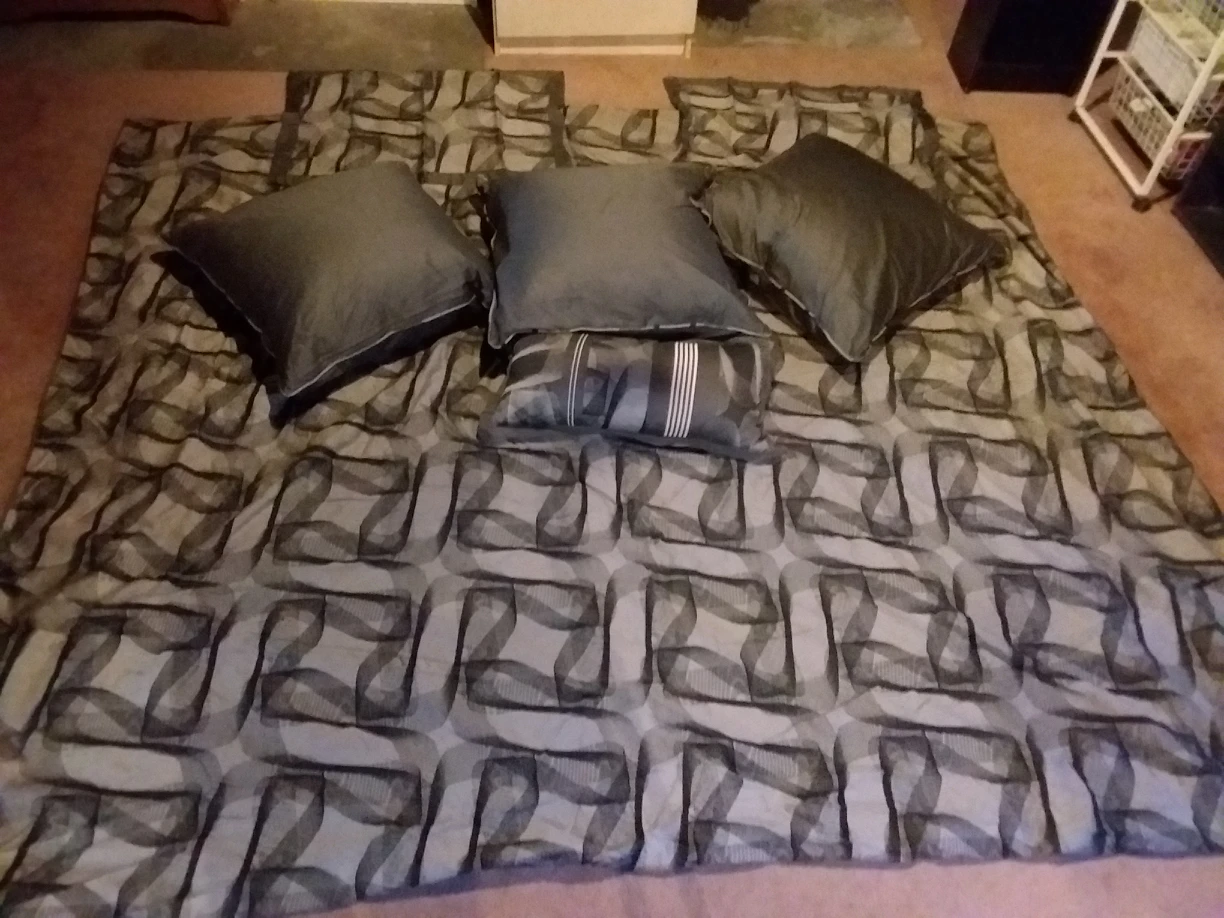 king duvet cover and accent pillows covers