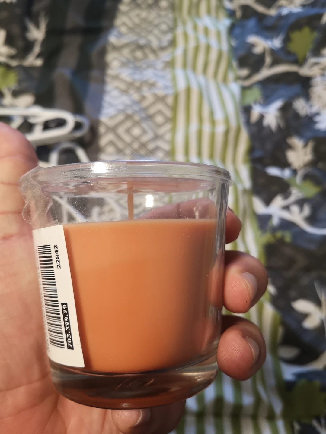 Candle Peach and Orange smell #freecycle - photo 4