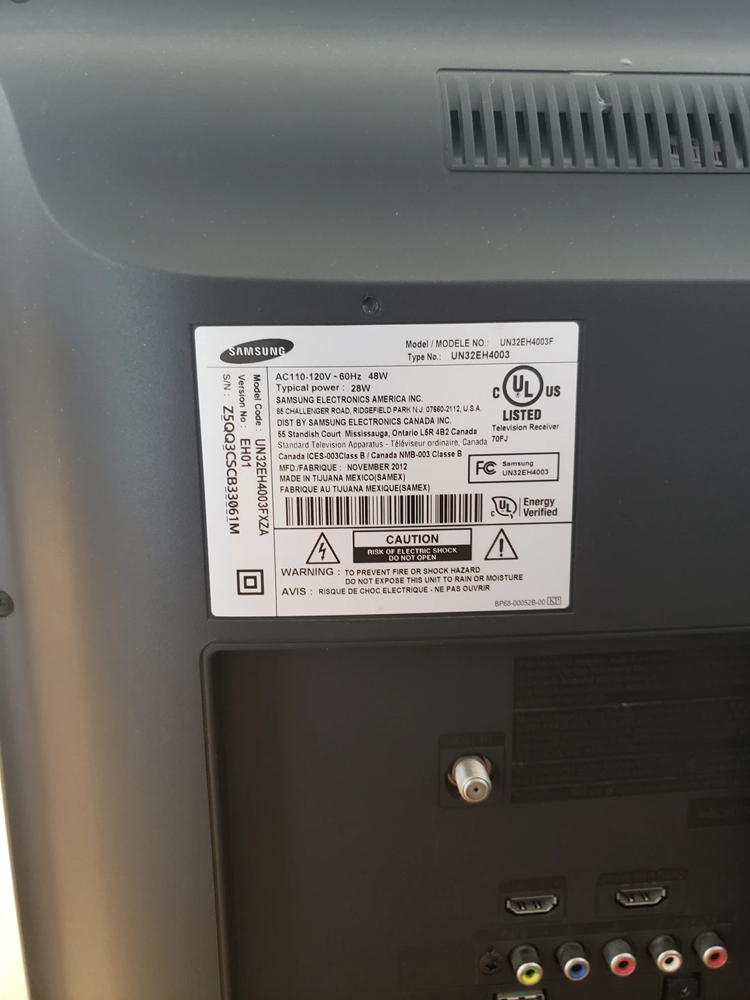 Samsung 32" TV - photo 2