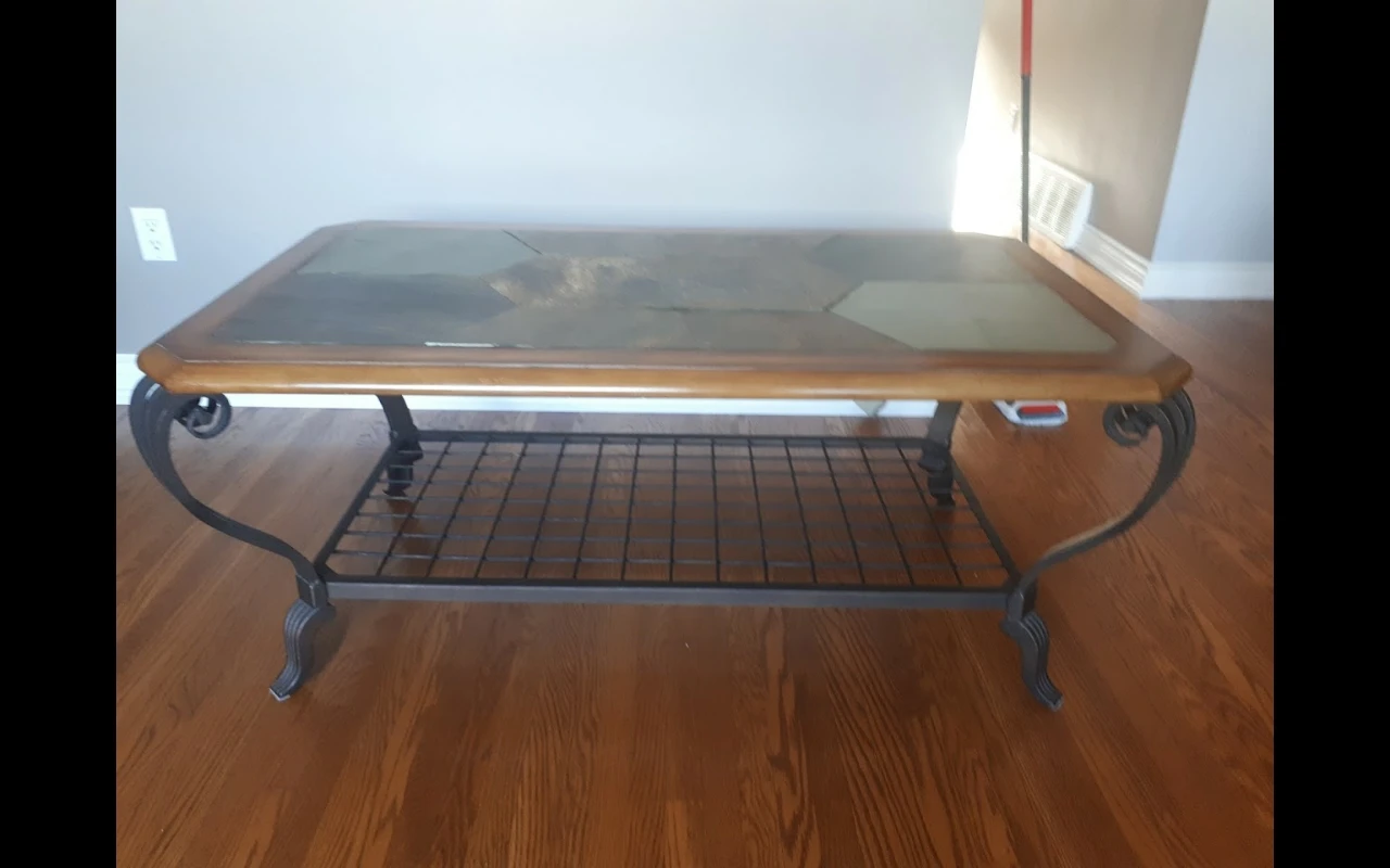 coffee table and 2 end tables
