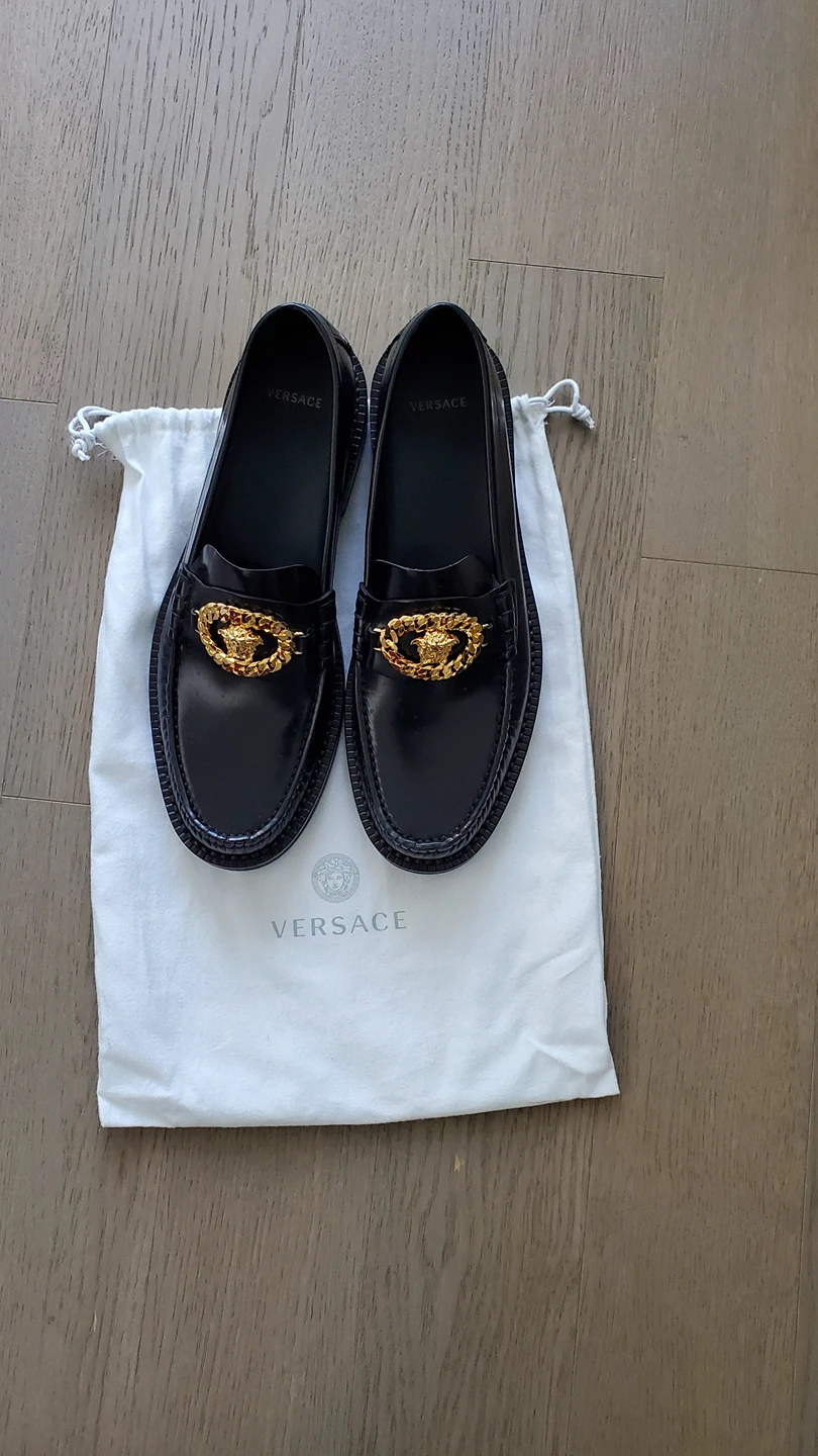 Versace Medusa Chain Loafers thumbnail