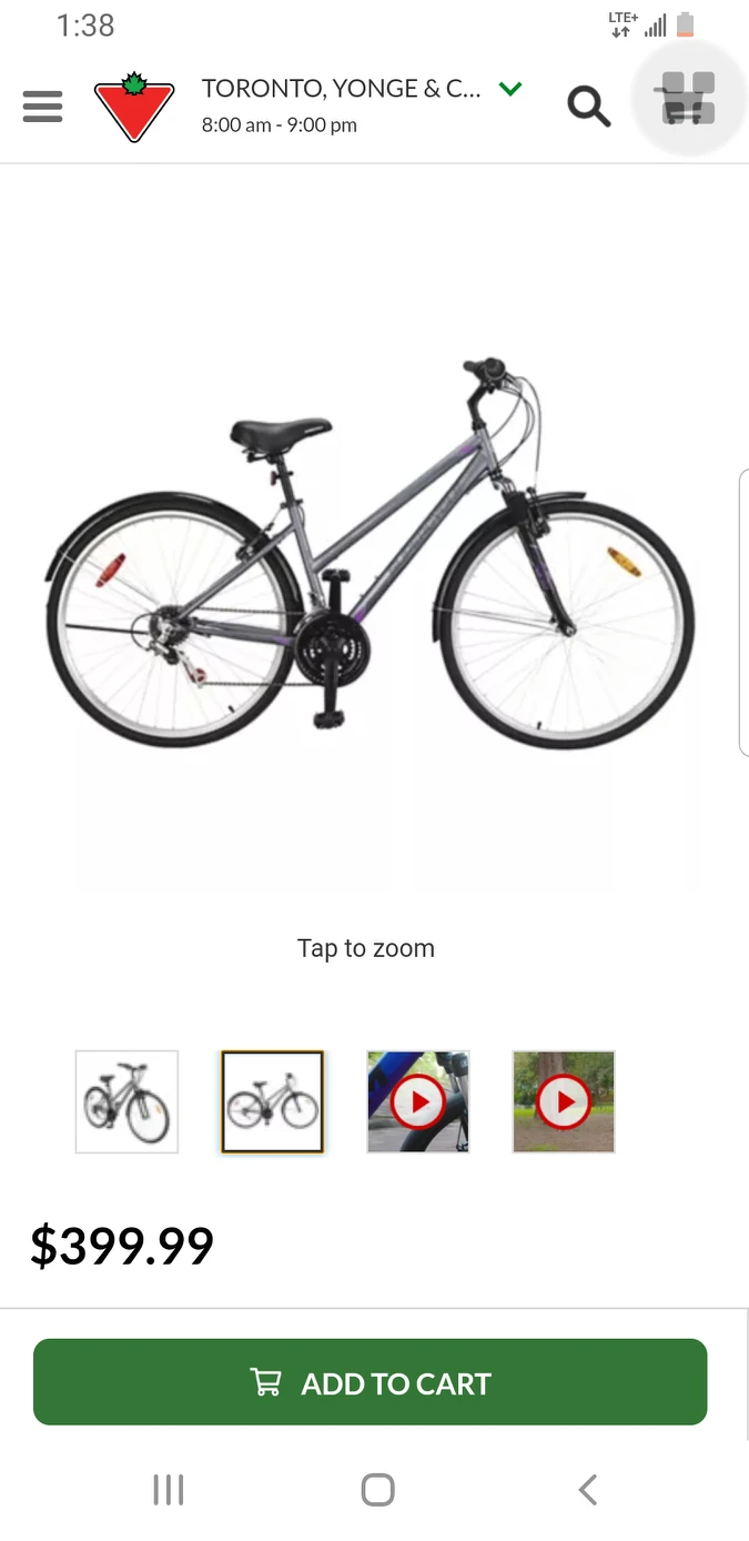 Road bike .