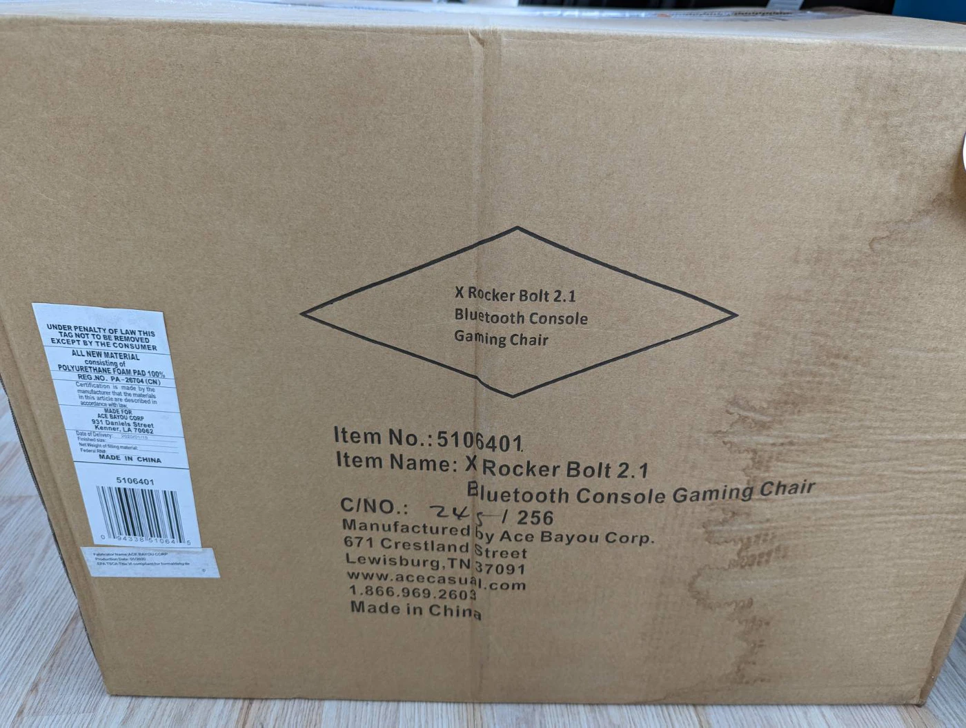 x rocker bolt 2.1 Bluetooth console gaming chair