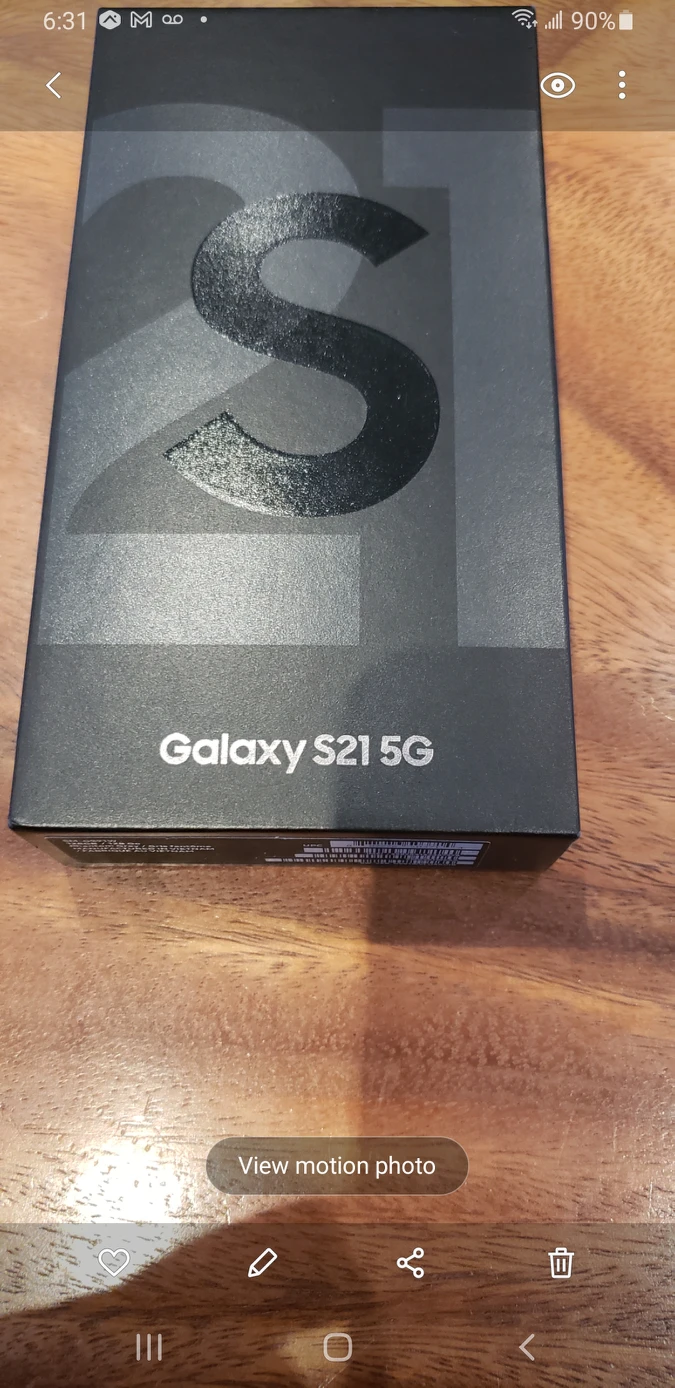brand new galaxy s21 5G/128GB