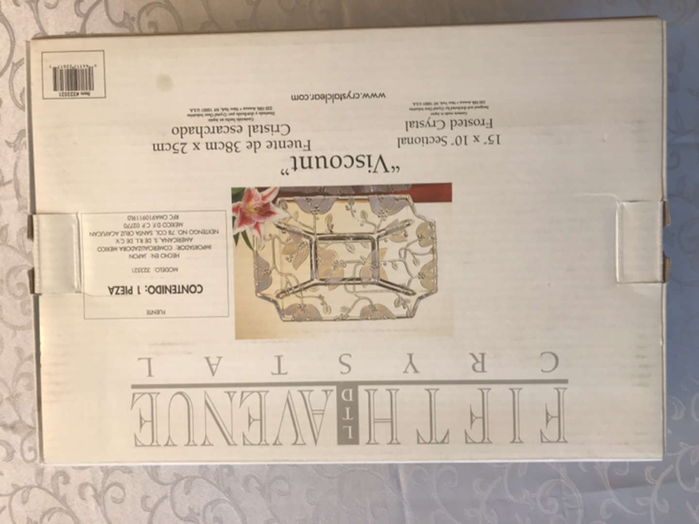 Cristal tray