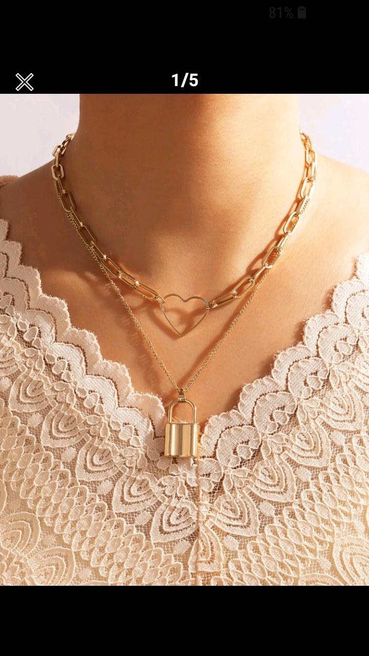 layered necklace