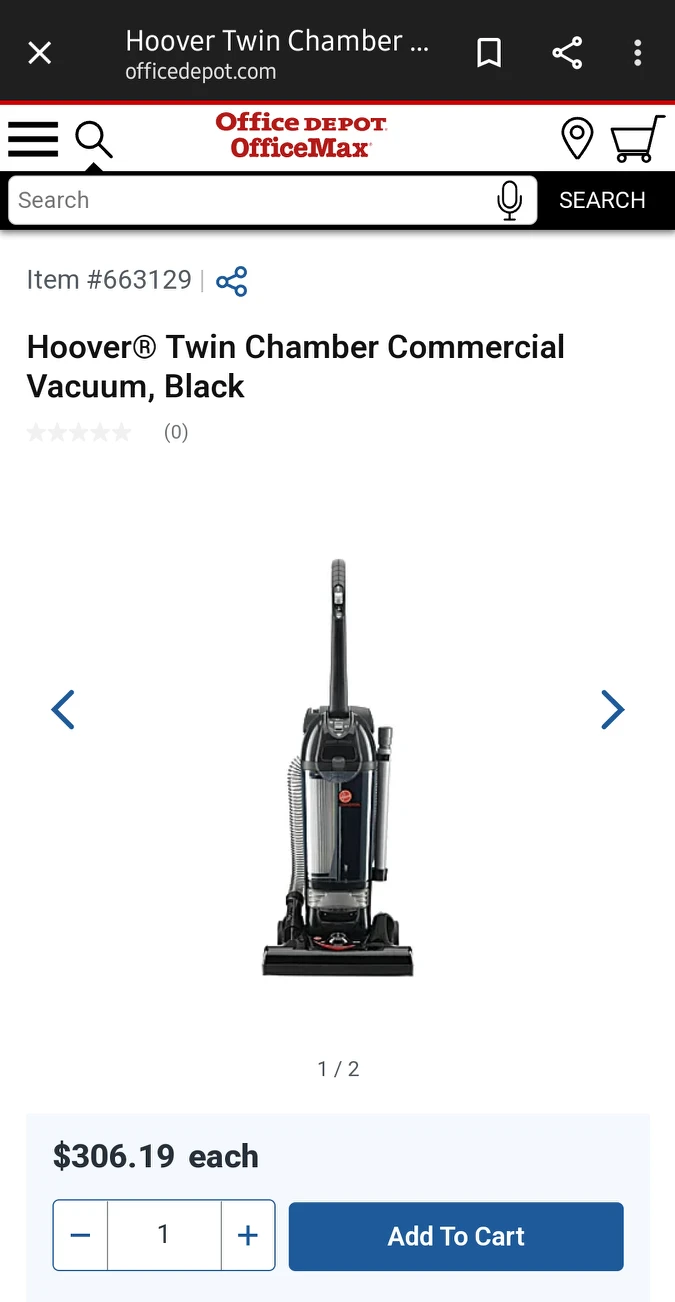 powerful Hoover vacuum cleaner - photo 2