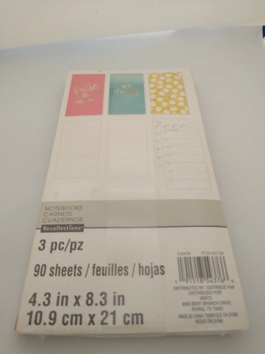 Set of Three Notebooks 4.3" x 8.3" 90 Sheets Each NWT image indicator(5)